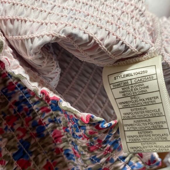 BB Dakota | Revolve Ditsy‎ Floral Smock Factor Feminine Top Blouse S Coquette - Picture 12 of 13